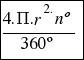 tabular{11}{11}{{{4.Pi.r^2.nº}/{360º}}}