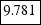 tabular{11}{11}{9.781m/s^2}