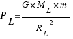 {{P_L={G*M_L*m}/{{R_L}^2}}} {{P_L={G*M_L*m}/{{R_L}^2}}}