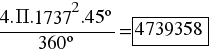 {{4.Pi.{1737^2}.45º}/{360º}= tabular{11}{11}{4739358km}}