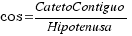 cos = CatetoContiguo/Hipotenusa