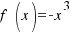 f(x)=-x^3